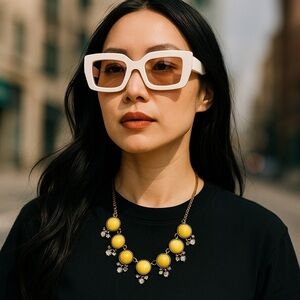 Plunder | Ginger Necklace Yellow Sunshine Boho